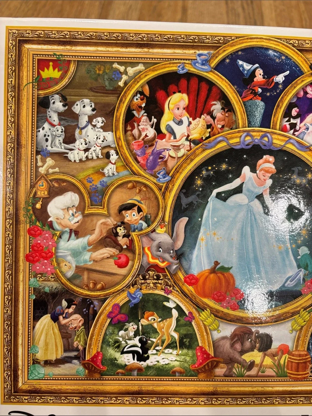 Disney Classics Jigsaw Puzzle - Gold, Blue, Red